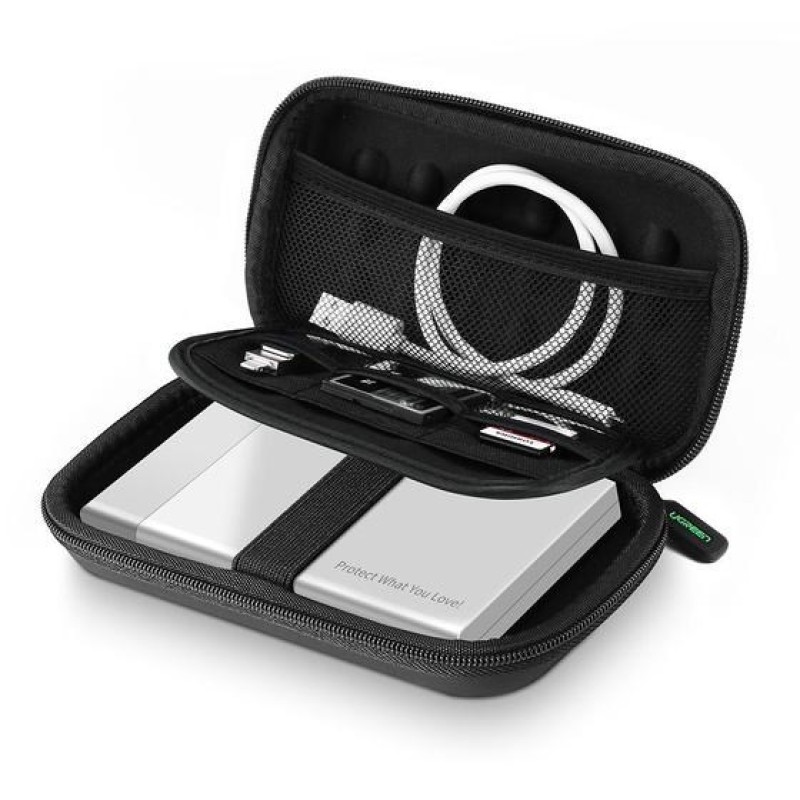 Ugreen 40707 storage drive case Pouch case EVA (Ethylene Vinyl Acetate) Black Ugreen 40707 storage drive case Pouch case EVA (Ethylene Vinyl Acetate) Black