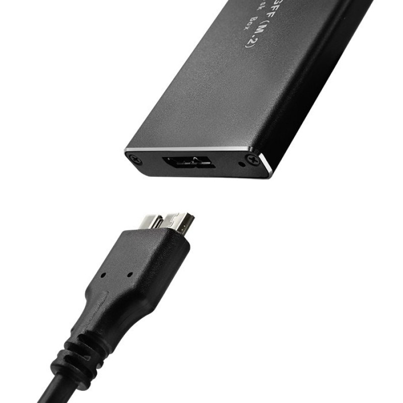 Qoltec 51854 Hard drive Enclosure M.2 SATA SSD NGFF | USB 3.0 Qoltec 51854 Hard drive Enclosure M.2 SATA SSD NGFF | USB 3.0