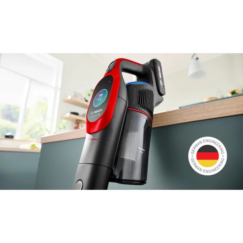 Bosch BCS1041PET stick vacuum/electric broom Battery Dry HEPA Bagless 0.4 L 23.5 W Black, Red 4 Ah Bosch BCS1041PET stick vacuum/electric broom Battery Dry HEPA Bagless 0.4 L 23.5 W Black, Red 4 Ah