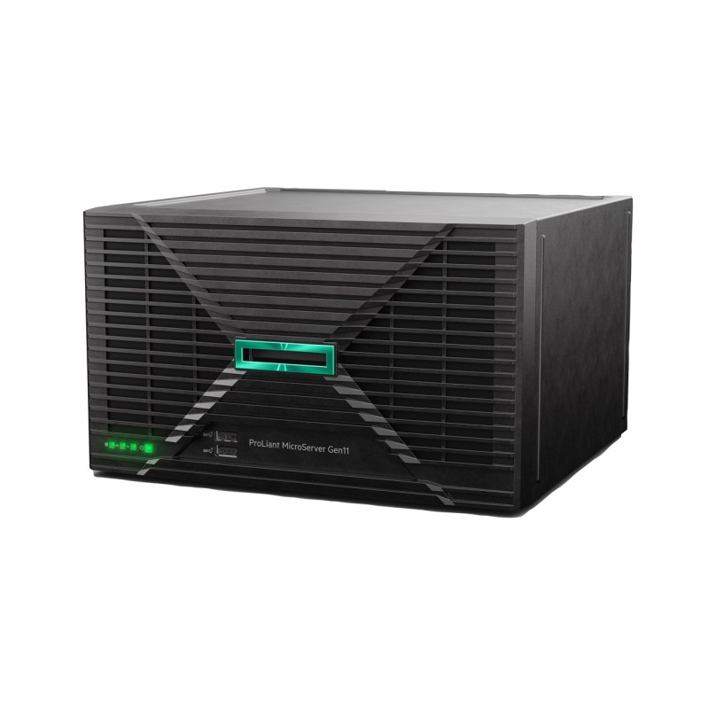 HPE ProLiant MicroServer Gen11 E-2434 4-core 1P 16GB-U VROC 4LFF-NHP 1TB 180W External PS Server HPE ProLiant MicroServer Gen11 E-2434 4-core 1P 16GB-U VROC 4LFF-NHP 1TB 180W External PS Server