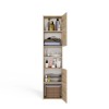 Topeshop S40 SONOMA bathroom storage cabinet Oak