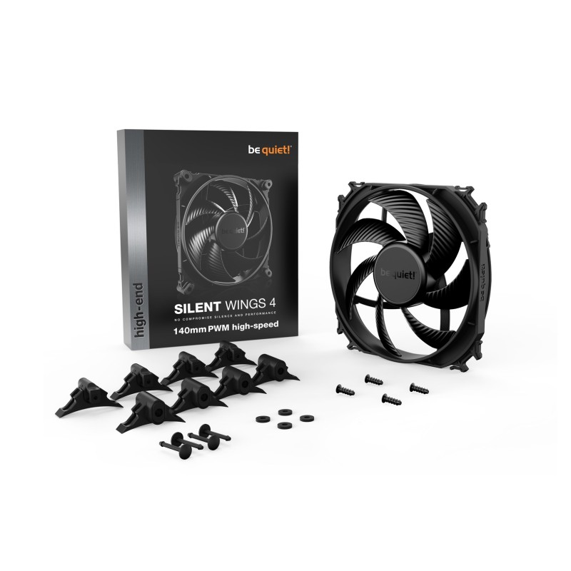 be quiet! SILENT WINGS 4 | 140mm PWM high-speed Computer case Fan 14 cm Black 1 pc(s)