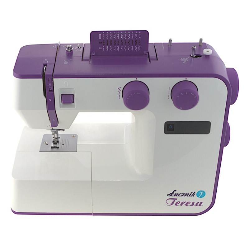 ŁUCZNIK TERESA sewing machine, white-violet ŁUCZNIK TERESA sewing machine, white-violet