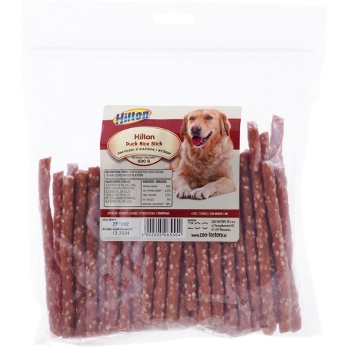 HILTON Duck rice sticks - dog treat - 500g
