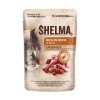 SHELMA Rich in chicken, turkey, beef and duck - wet cat food - 4x85g SHELMA Rich in chicken, turkey, beef and duck - wet cat food - 4x85g