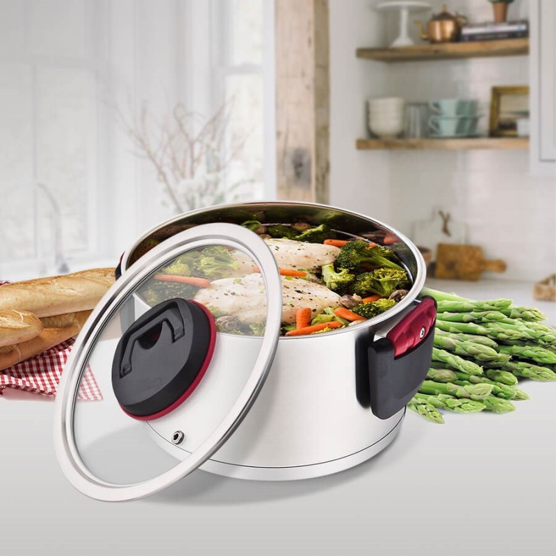 Maestro MR-3530-24 Pot with folding handles 5.5 l Maestro MR-3530-24 Pot with folding handles 5.5 l