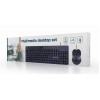 Gembird KBS-UM-04 keyboard Mouse included Universal USB QWERTY US English Black Gembird KBS-UM-04 keyboard Mouse included Universal USB QWERTY US English Black