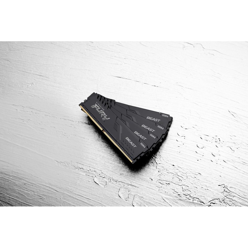 Kingston Technology FURY 8GB 3200MT/s DDR4 CL16 DIMM Beast Black Kingston Technology FURY 8GB 3200MT/s DDR4 CL16 DIMM Beast Black
