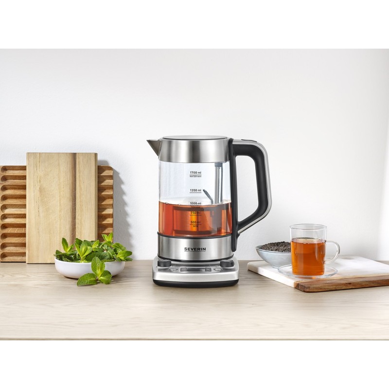 SEVERIN ELECTRIC KETTLE, GLASS, 1,7L, 3000W WK3422 SEVERIN ELECTRIC KETTLE, GLASS, 1,7L, 3000W WK3422