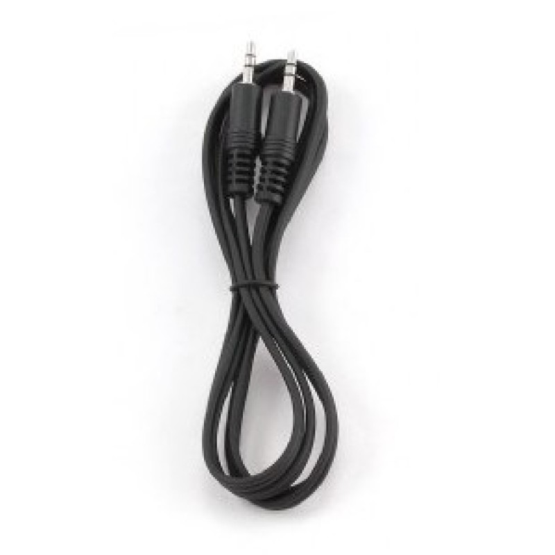 Gembird 1.2m, 3.5mm/3.5mm, M/M audio cable Black Gembird 1.2m, 3.5mm/3.5mm, M/M audio cable Black