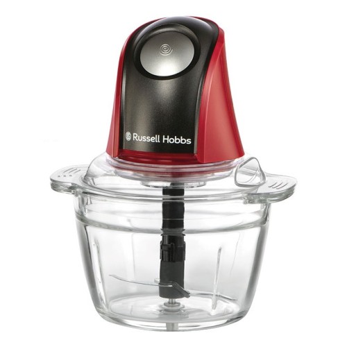 Russell Hobbs 27130-56 electric food chopper 0.5 L 200 W Black, Red, Transparent