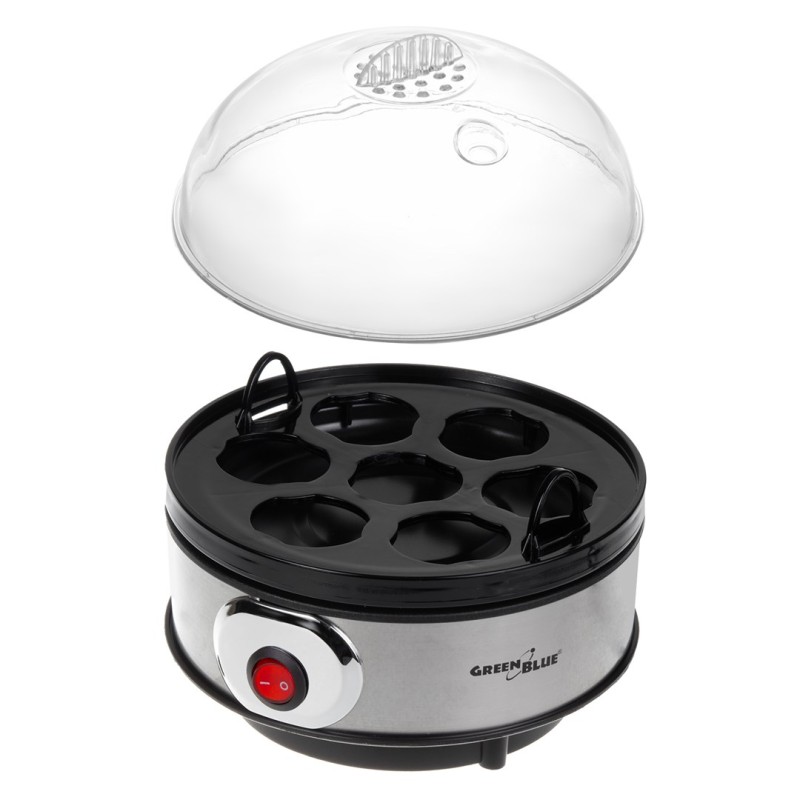 GreenBlue automatic egg cooker, 400W power, up to 7 eggs, measuring cup, 220-240V~, 50 Hz, GB572 GreenBlue automatic egg cooker, 400W power, up to 7 eggs, measuring cup, 220-240V~, 50 Hz, GB572