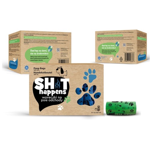 RESACO Bio compostable poop bags – 24x15 pcs