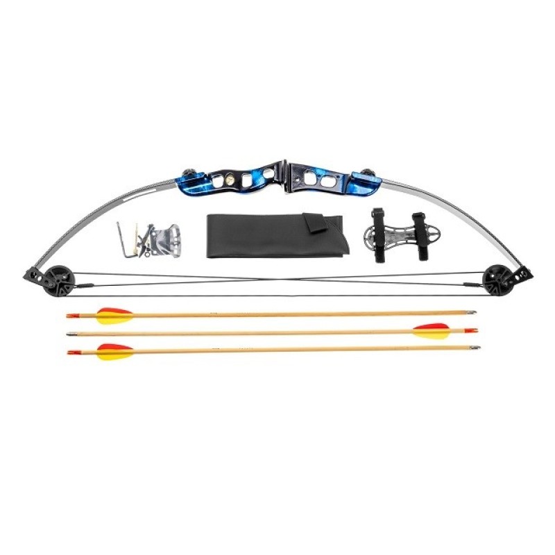 Poe Lang EK Firestar 25 LBS Carbon Blue Compound Bow Poe Lang EK Firestar 25 LBS Carbon Blue Compound Bow