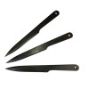 KAL22-CZ Throwing knives, 3 pieces, black