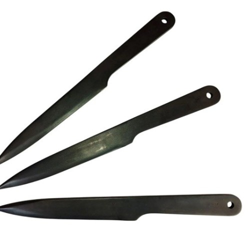 KAL22-CZ Throwing knives, 3 pieces, black KAL22-CZ Throwing knives, 3 pieces, black