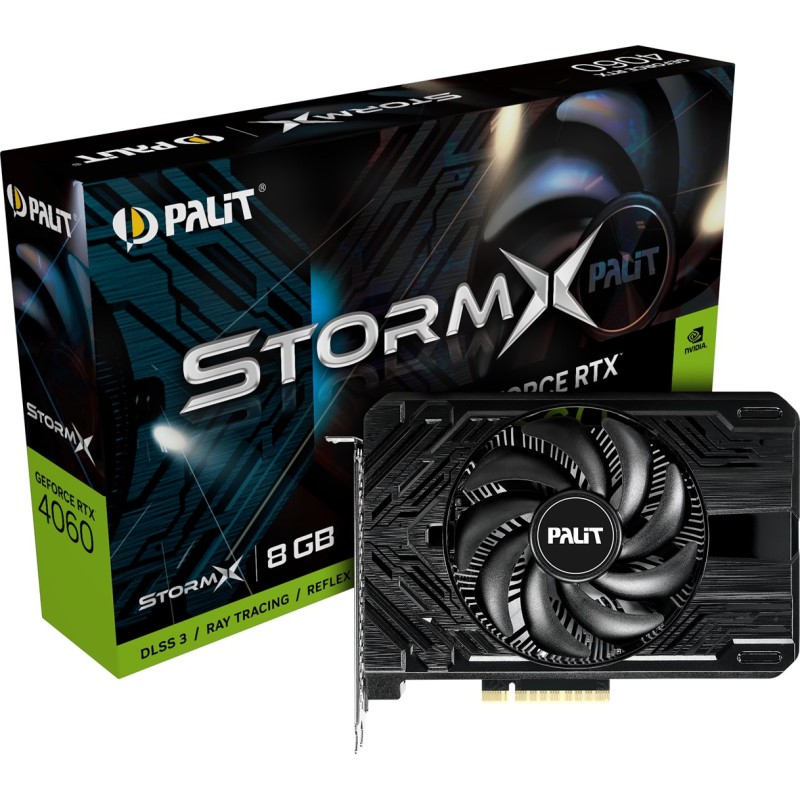Palit NE64060019P1-1070F graphics card NVIDIA GeForce RTX 4060 8 GB GDDR6 Palit NE64060019P1-1070F graphics card NVIDIA GeForce RTX 4060 8 GB GDDR6
