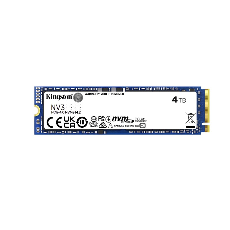 Kingston Technology 4000G NV3 M.2 2280 NVMe SSD Kingston Technology 4000G NV3 M.2 2280 NVMe SSD