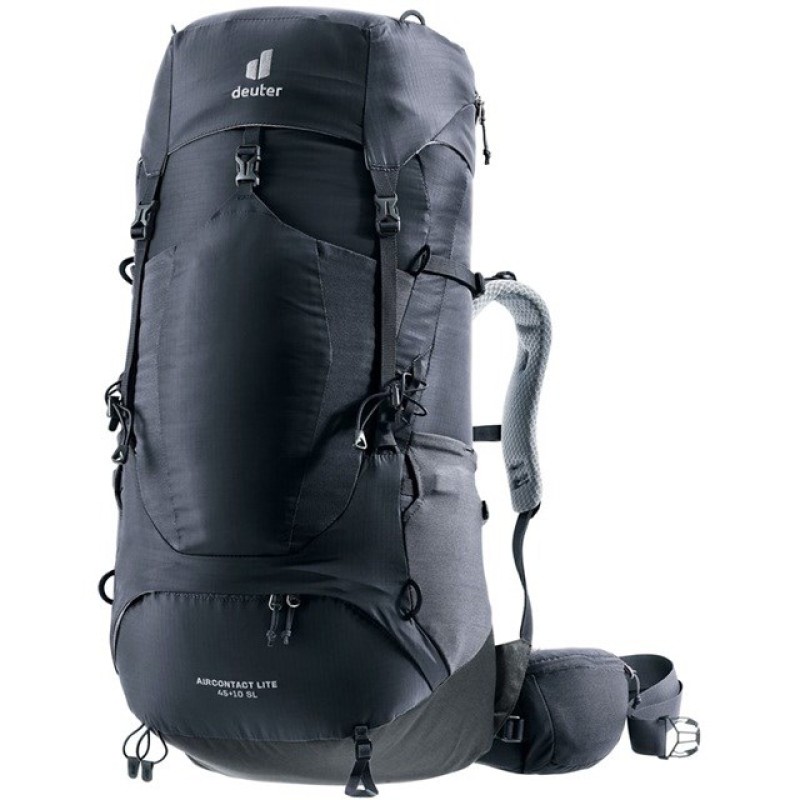 Plecak turystyczny Deuter Aircontact Lite 45 + 10 SL black-graphite Plecak turystyczny Deuter Aircontact Lite 45 + 10 SL black-graphite