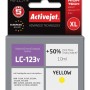 Activejet AB-123YN Ink cartridge (replacement for Brother LC123Y/121Y; Supreme; 10 ml; yellow)