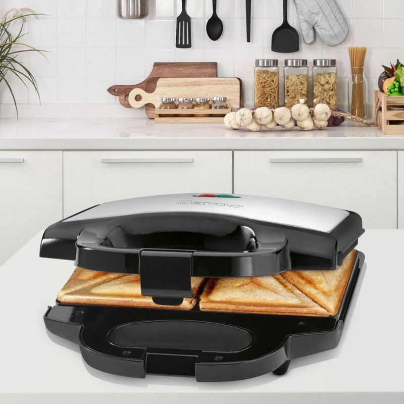 Clatronic ST 3778 sandwich maker 750 W Black, Stainless steel Clatronic ST 3778 sandwich maker 750 W Black, Stainless steel