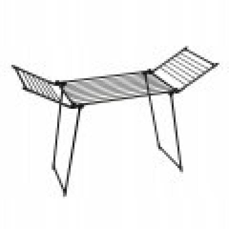 AMALFI foldable laundry drying rack, black AMALFI foldable laundry drying rack, black