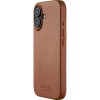 Mujjo Full Leather Case MagSafe Case for iPhone 17 Brown