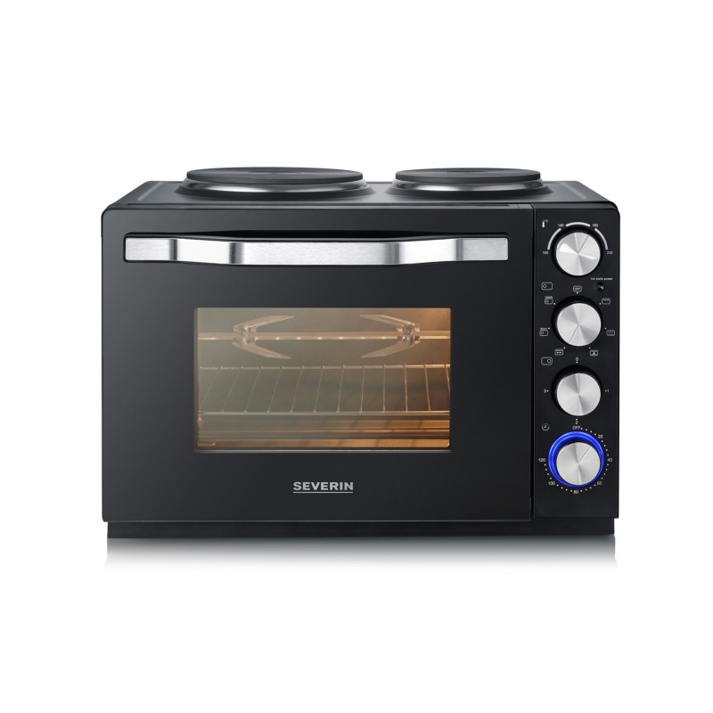 SEVERIN MINI OVEN WITH COOKING PLATES, 30 L TO2074 SEVERIN MINI OVEN WITH COOKING PLATES, 30 L TO2074