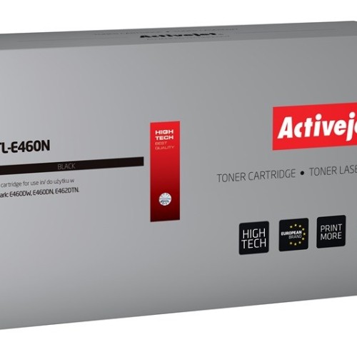 Activejet ATL-E460N toner (replacement for Lexmark E460X21E; Supreme; 15000 pages; black) Activejet ATL-E460N toner (replacement for Lexmark E460X21E; Supreme; 15000 pages; black)