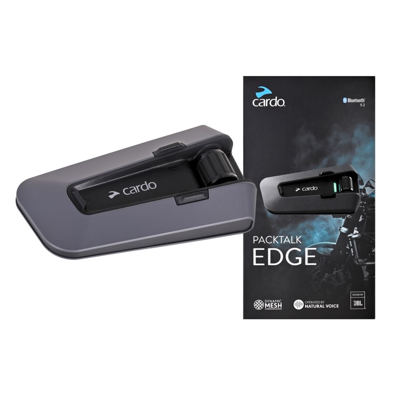 Cardo PT200001 motorcycle intercom 2 channels 1600 m Black