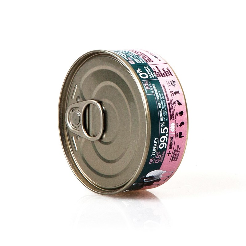 3COTY Turkey with spirulina - wet cat food - 80g 3COTY Turkey with spirulina - wet cat food - 80g