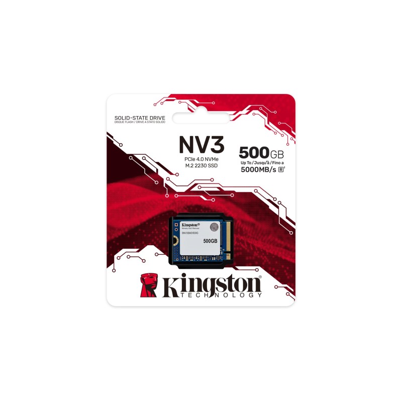 Kingston Technology 500G NV3 M.2 2230 NVMe SSD