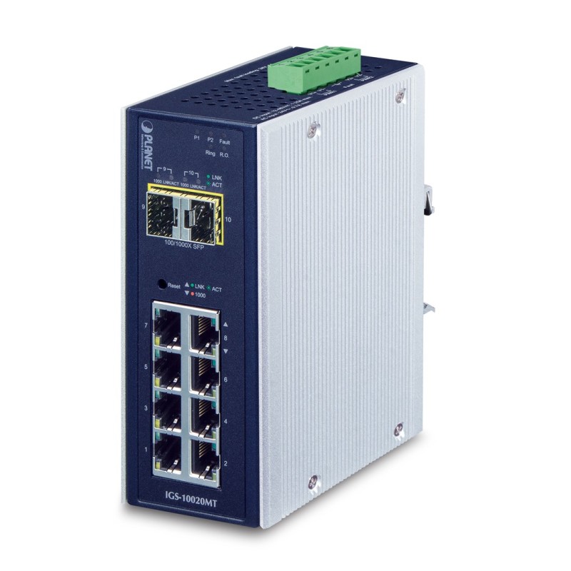 Switch Mikrotik CRS320-8P-8B-4S+RM 21p PoE (PoE+: 8; PoE++: 8; ) 600/963W Managed Gigabit/10G