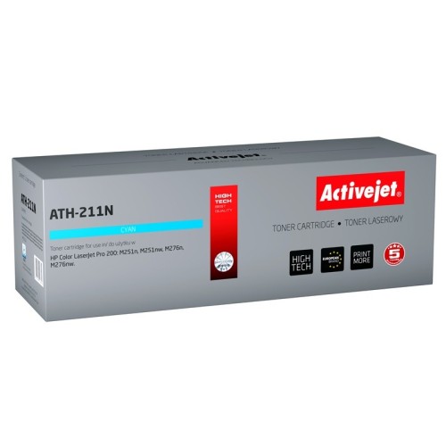 Activejet ATH-211N Toner (replacement for HP 131A CF211A, Canon CRG-731C; Supreme; 1800 pages; cyan) Activejet ATH-211N Toner (replacement for HP 131A CF211A, Canon CRG-731C; Supreme; 1800 pages; cyan)