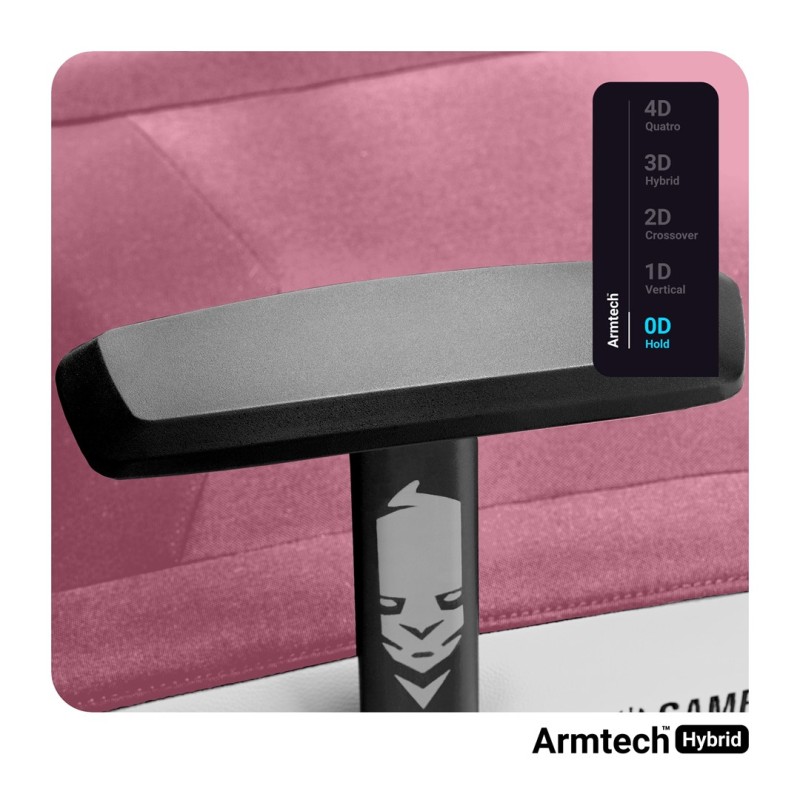 Fotel gamingowy DIABLO X-GAMER różowo-biały Fotel gamingowy DIABLO X-GAMER różowo-biały