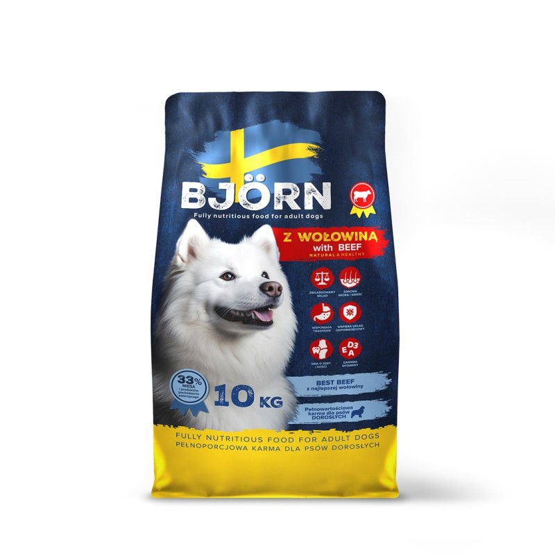 BJORN with Beef - dry dog food - 10kg BJORN with Beef - dry dog food - 10kg