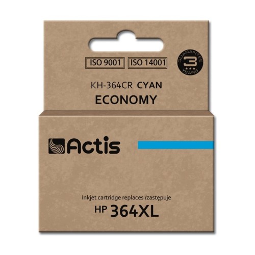 Actis KH-364CR ink (replacement for HP 364XL CB323EE; Standard; 12 ml; cyan) Actis KH-364CR ink (replacement for HP 364XL CB323EE; Standard; 12 ml; cyan)