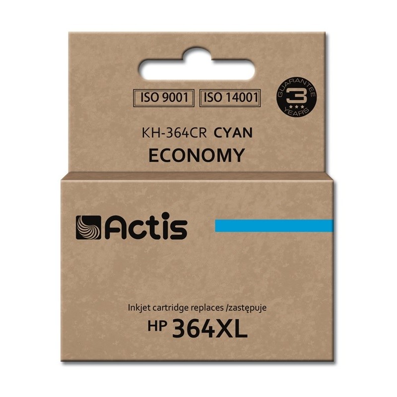 Actis KH-364CR ink (replacement for HP 364XL CB323EE; Standard; 12 ml; cyan)