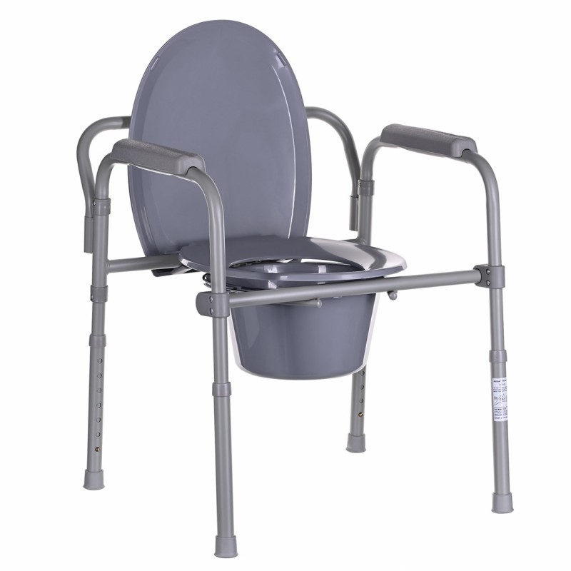 Folding toilet chair