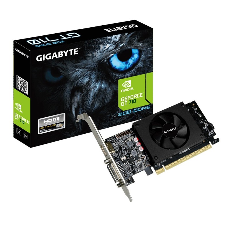 Gigabyte GV-N710D5-2GL graphics card NVIDIA GeForce GT 710 2 GB GDDR5