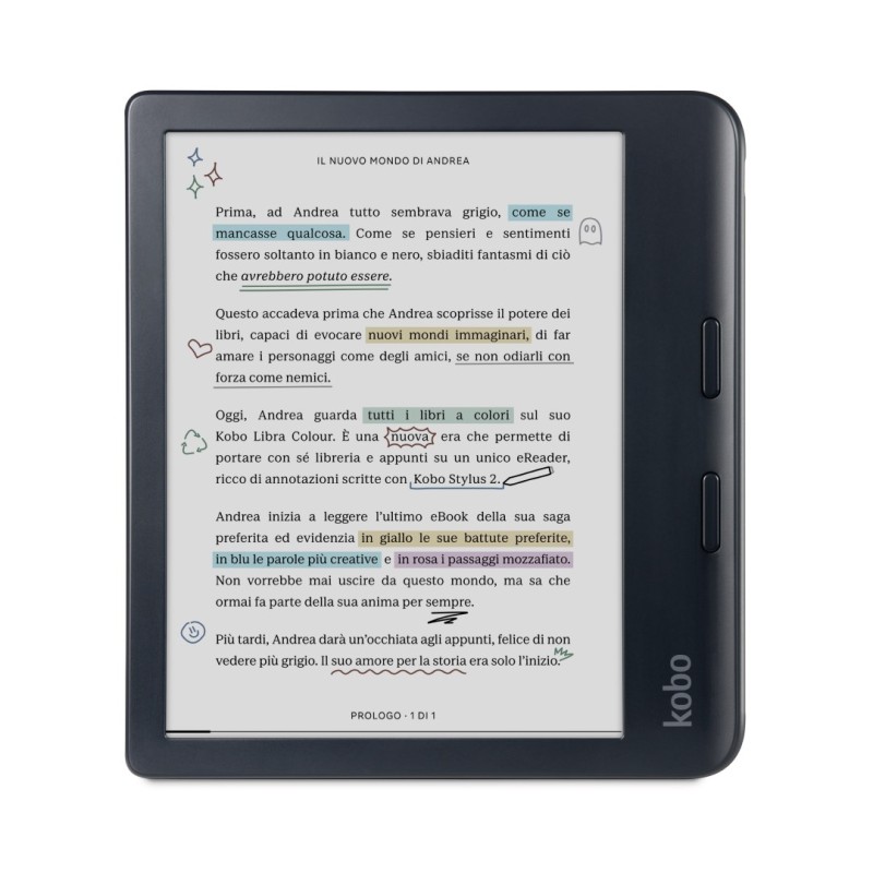 Rakuten Kobo Libra Colour e-book reader Touchscreen 32 GB Wi-Fi Black Rakuten Kobo Libra Colour e-book reader Touchscreen 32 GB Wi-Fi Black