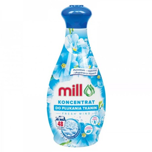 MILL Fabric softener concentrate FRESH WIND 1.3 l, 48 rinses