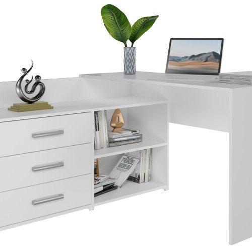 Topeshop DANY BIEL KPL computer desk White Topeshop DANY BIEL KPL computer desk White