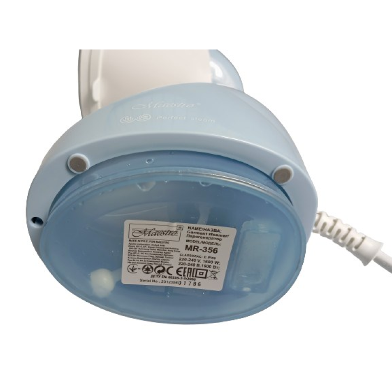 Clothes steamer 1600W Maestro MR-356-BLUE Clothes steamer 1600W Maestro MR-356-BLUE