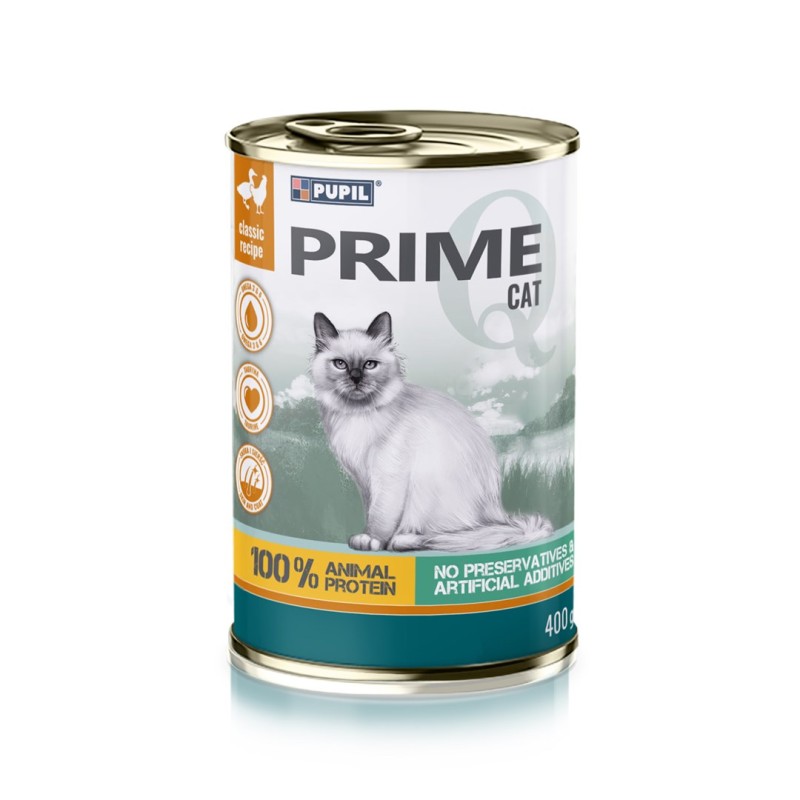 PUPIL Prime Rich in chicken and duck - wet cat food - 400g