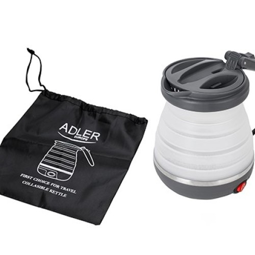 Adler AD 1279 electric kettle 0.6 L 750 W Black, White