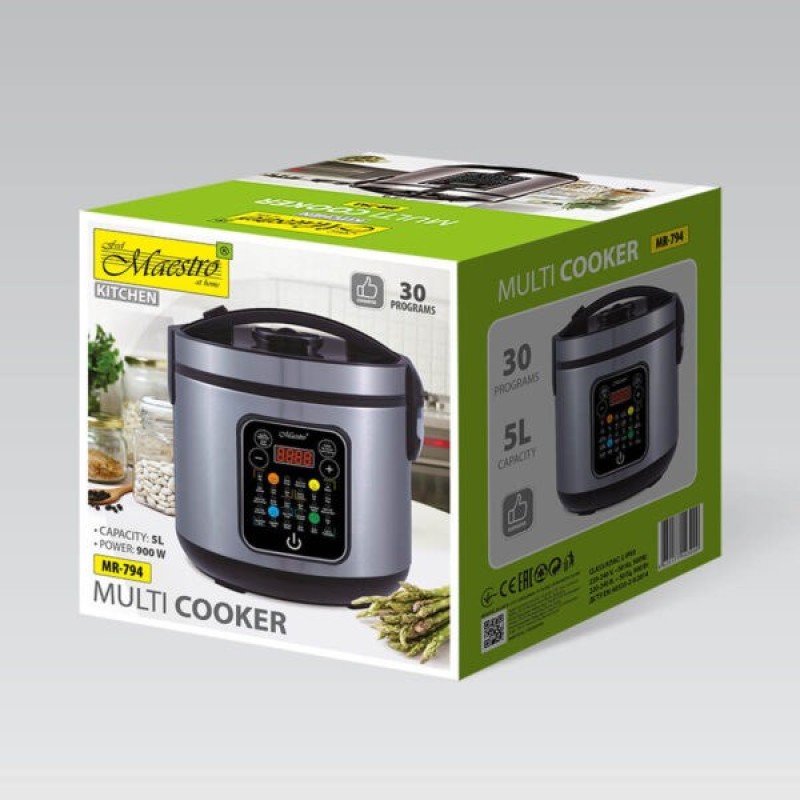 MULTICOOKER MAESTRO MR-794 30 programmes MULTICOOKER MAESTRO MR-794 30 programmes