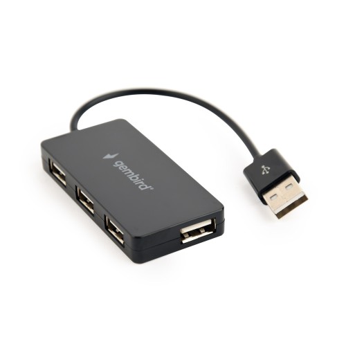 Gembird UHB-U2P4-04 interface hub USB 2.0 480 Mbit/s Black Gembird UHB-U2P4-04 interface hub USB 2.0 480 Mbit/s Black