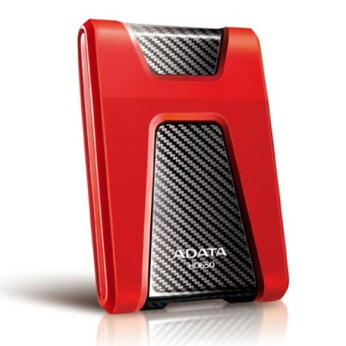ADATA DashDrive Durable HD650 external hard drive 1000 GB Red ADATA DashDrive Durable HD650 external hard drive 1000 GB Red