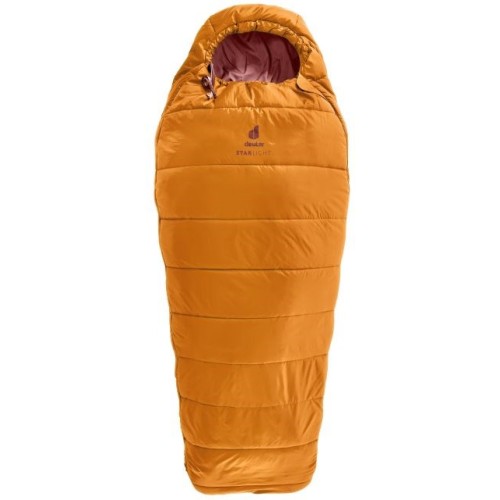 Deuter children's sleeping bag Starlight (130-170 cm) - maple-redwood